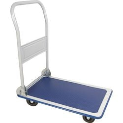 Carro de plataforma t4all azul, plateado