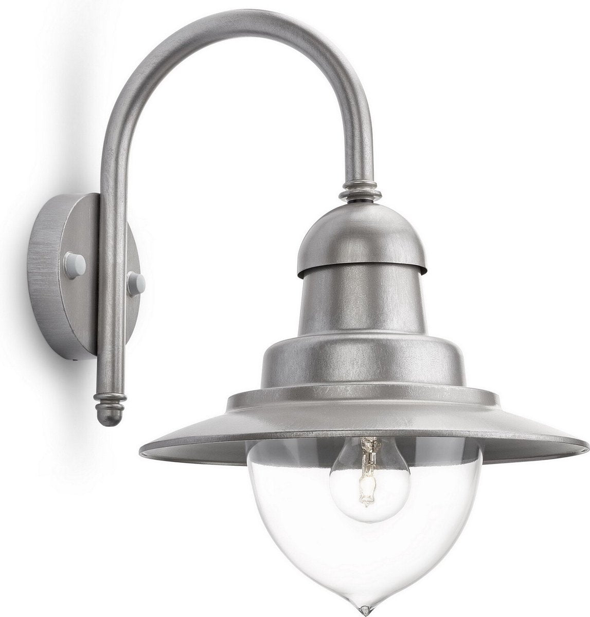 Philips LED Philips Raindrop aplique de exterior - 1 luz - gris