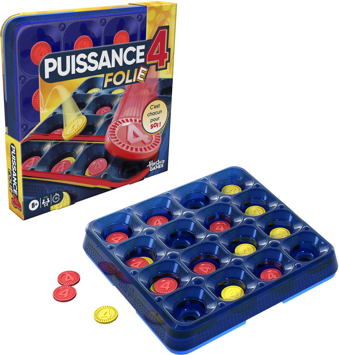 Hasbro gaming connect 4 frenzy - francese