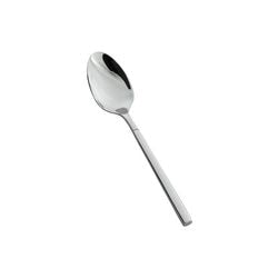 Cucchiaini da dessert in acciaio inox argento 12 pezzi