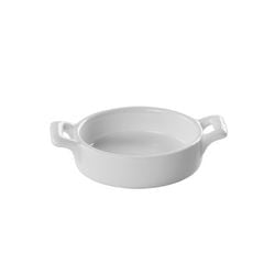 Vajilla fina porcelana noble 6,5 cm color crema 12 piezas