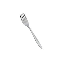 Forchetta pranzo resistente in acciaio inox color argento 12 pezzi