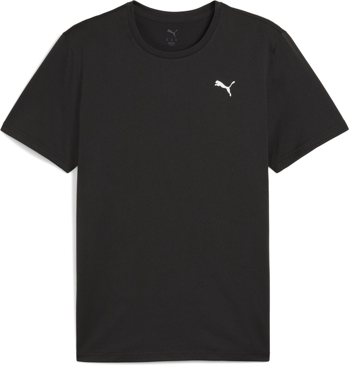 Maglietta sportiva da uomo Puma M Tad Essentials Solid Cat Tee (LC Small Cat) - nera