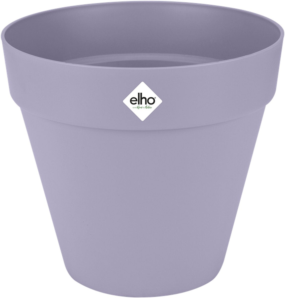 Elho loft urban round 50 - macetero de exterior - ø 48,5 x h 44,5 cm - lila lavanda