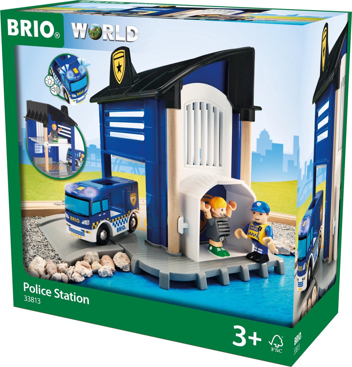 Comisaría de policía de Brio - 33813 - pieza de vía de tren