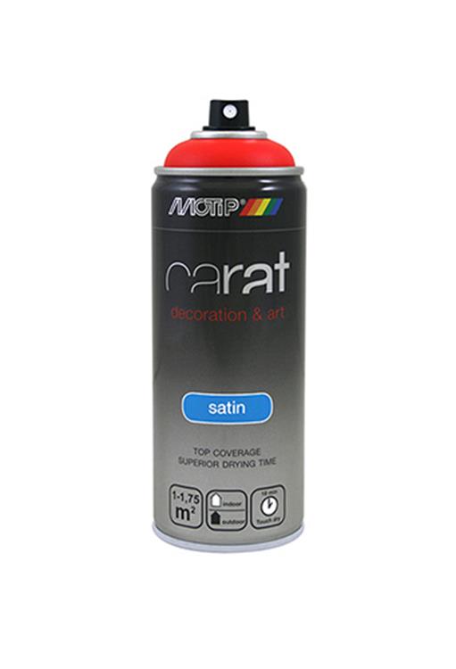 Motip 1054607 - 08068 carat satin traffic red 400 ml | 1 stuks