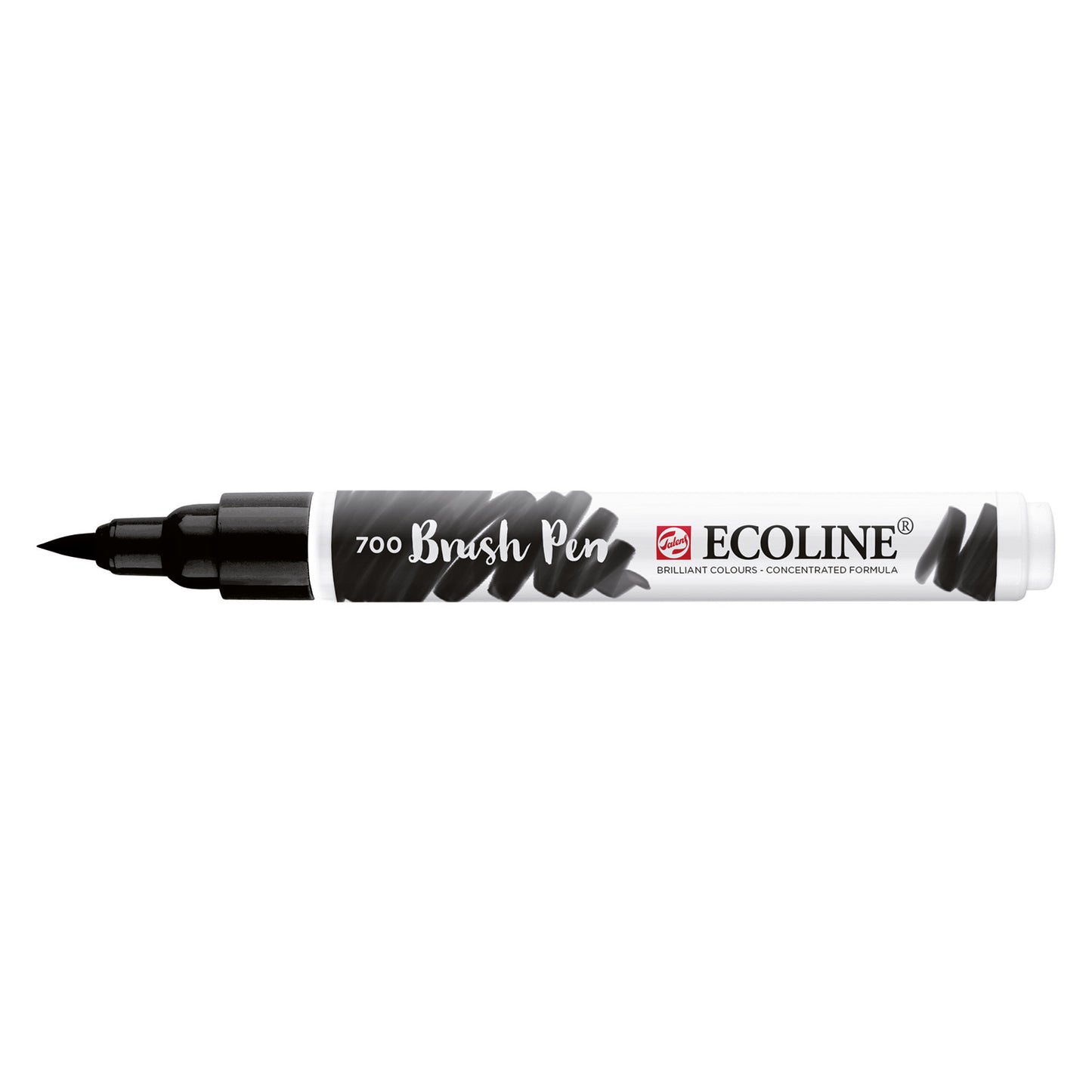 Ecoline • rotulador pincel negro 700