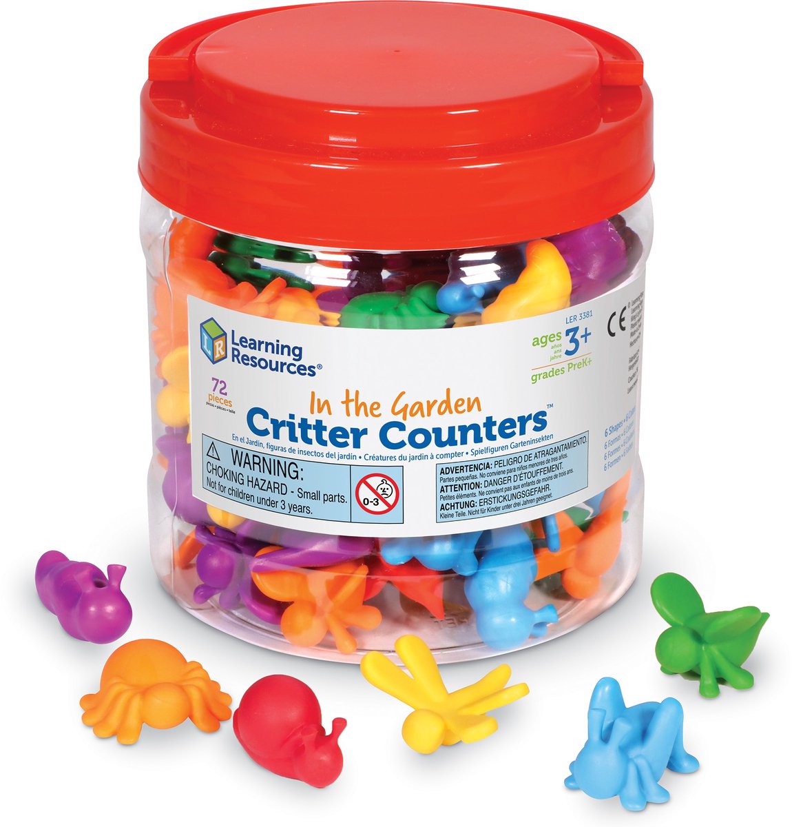 Risorse didattiche in giardino critter counters® (set da 72) - 1+