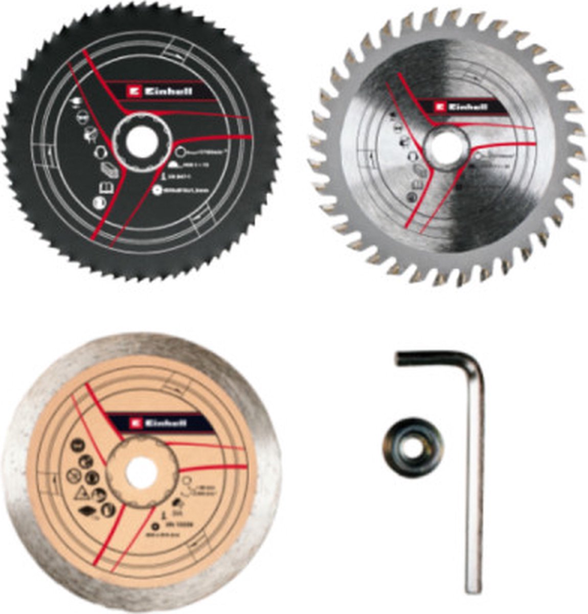 Set di 3 mini lame per seghe circolari Einhell - 49575915