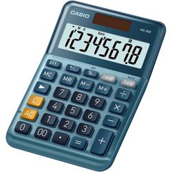 Máquina calculadora Casio MS-80e azul