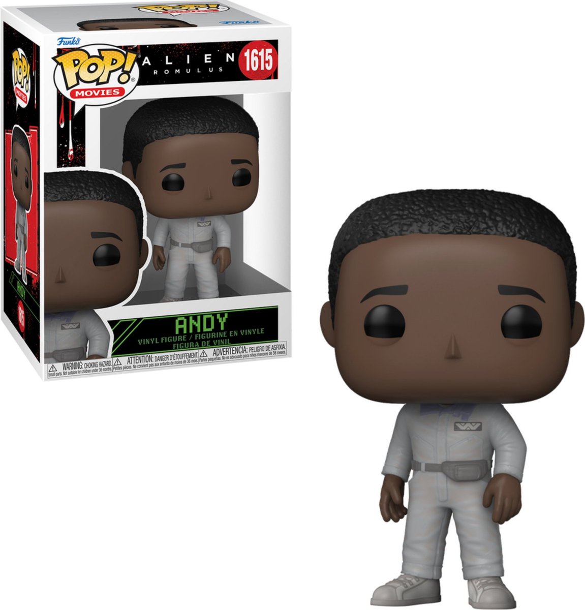 Funko alien romulus - figura de vinilo de andy 1615 pop! PVC multicolor - merchandising para fans, películas, terror