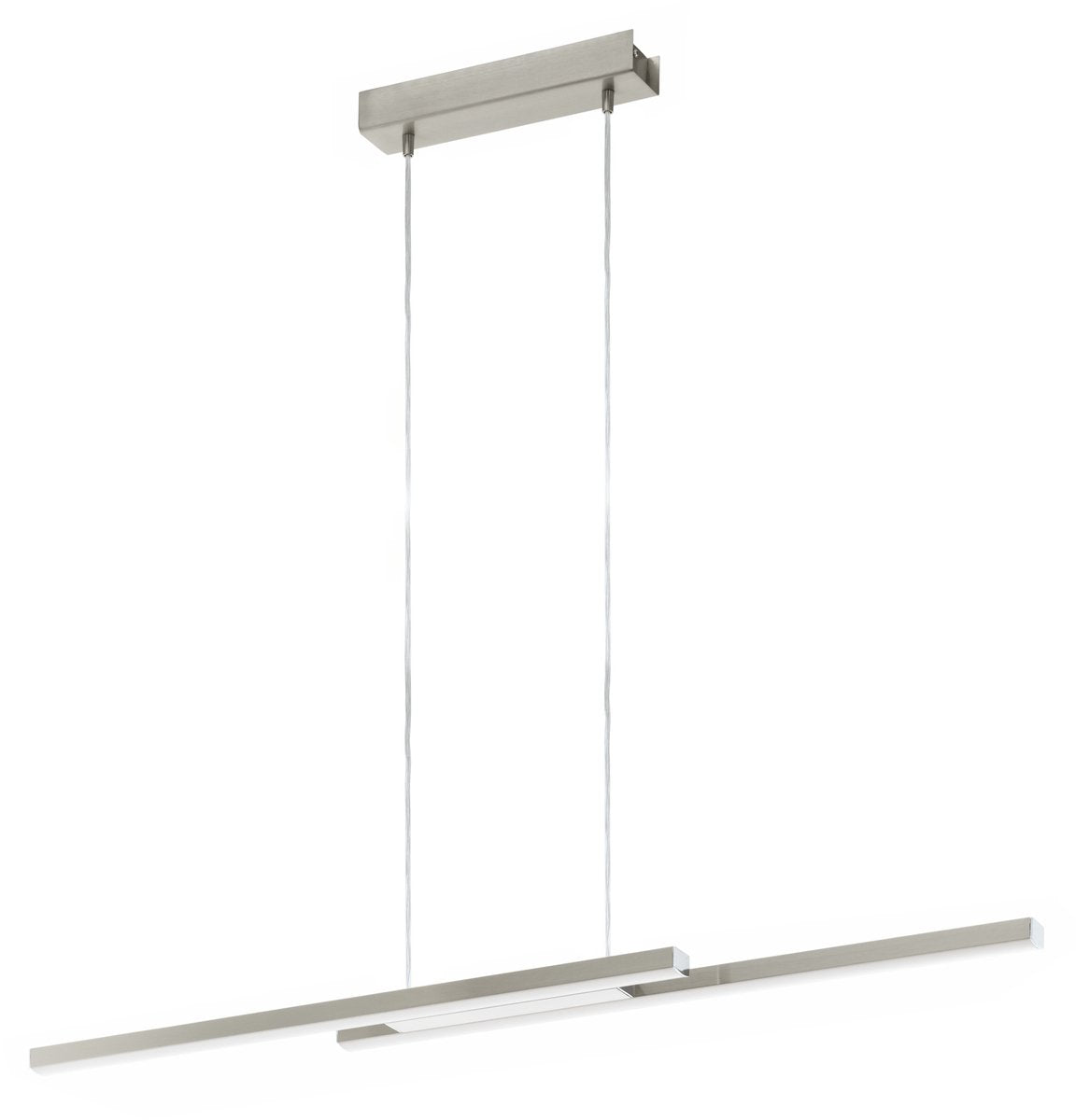 Eglo connect.z fraioli-z smart hanglamp - 105,5 cm - grijs wit - instelbaar rgb wit licht - dimbaar - zigbee