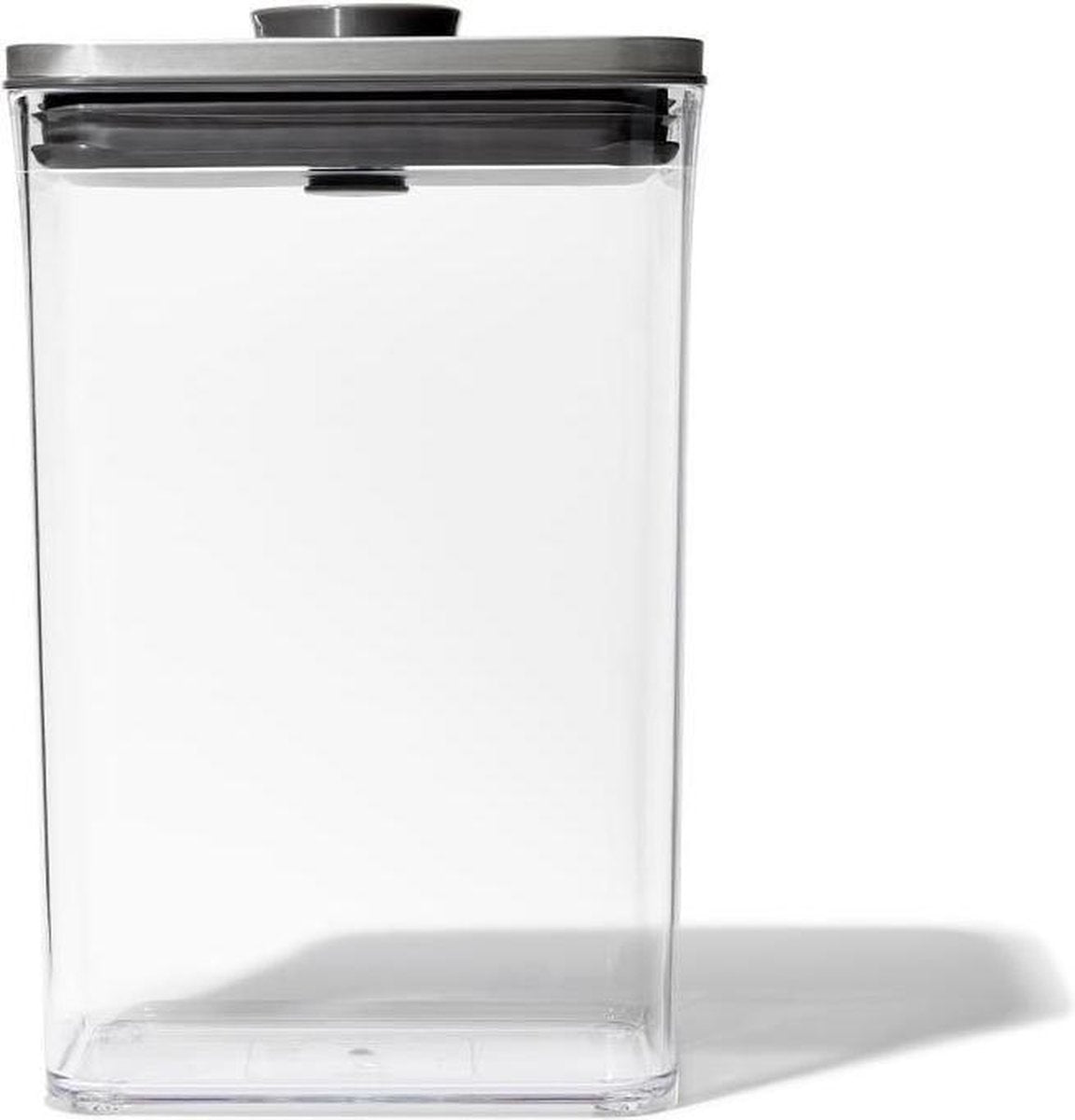 Oxo - recipiente de almacenamiento de acero pop - rectangular - mediano - 2,6 litros