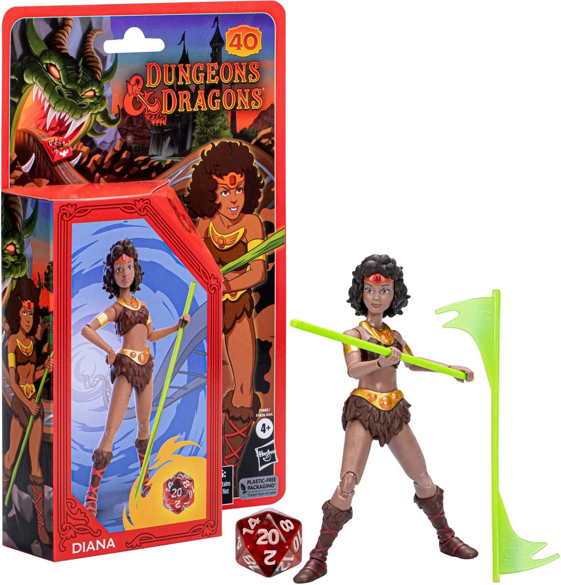 Hasbro Dungeons Dragons Action Figure Diana 15 cm Multicolori
