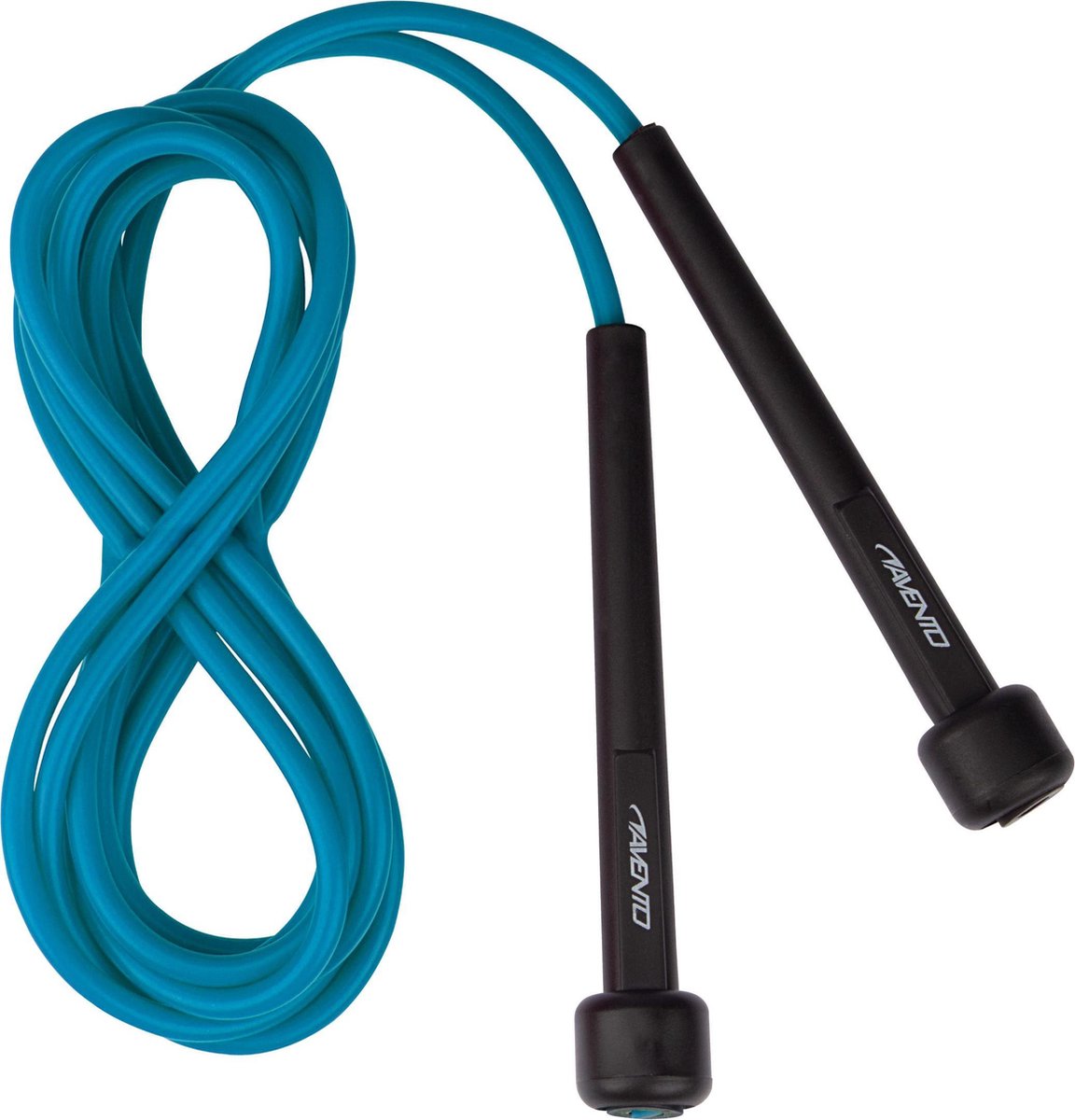 Avento corda per saltare basic - impugnatura slim - blu