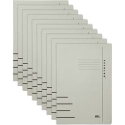 Cartella con clip Djois secolor folio grigio 10 pezzi
