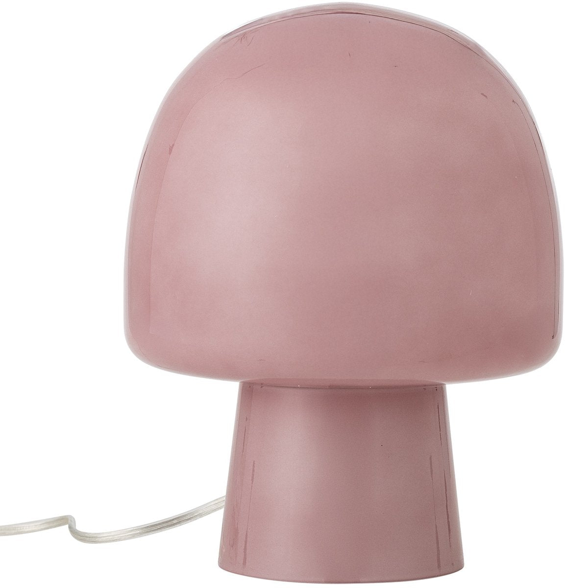 Bloomingville lámpara de mesa cristal rosa paddy