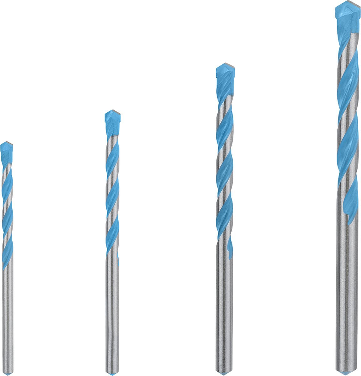 Set trapano universale Bosch da 4 pezzi: 4 mm, 5 mm, 6 mm, 8 mm