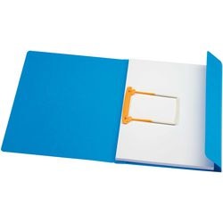 Cartella a fissaggio rapido djois secolor clipex plus folio blu