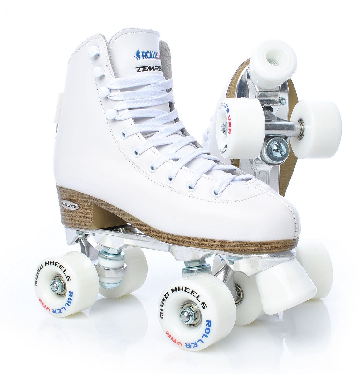 Patines de ruedas clásicos Tempish - patines cuádruples - blanco - talla 41
