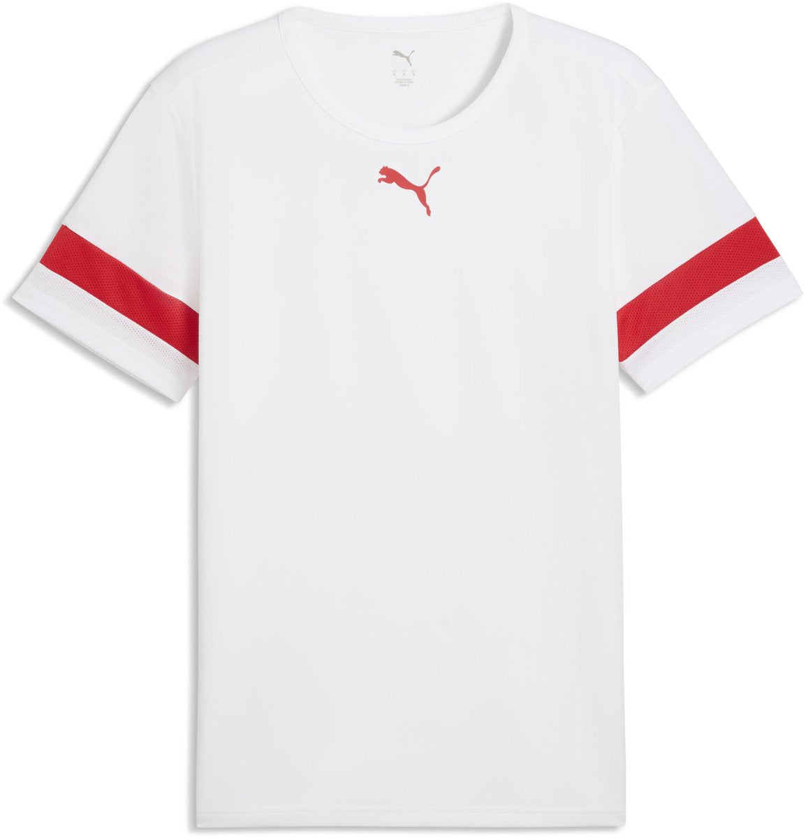 Puma individualrise jersey heren sportshirt - white- red