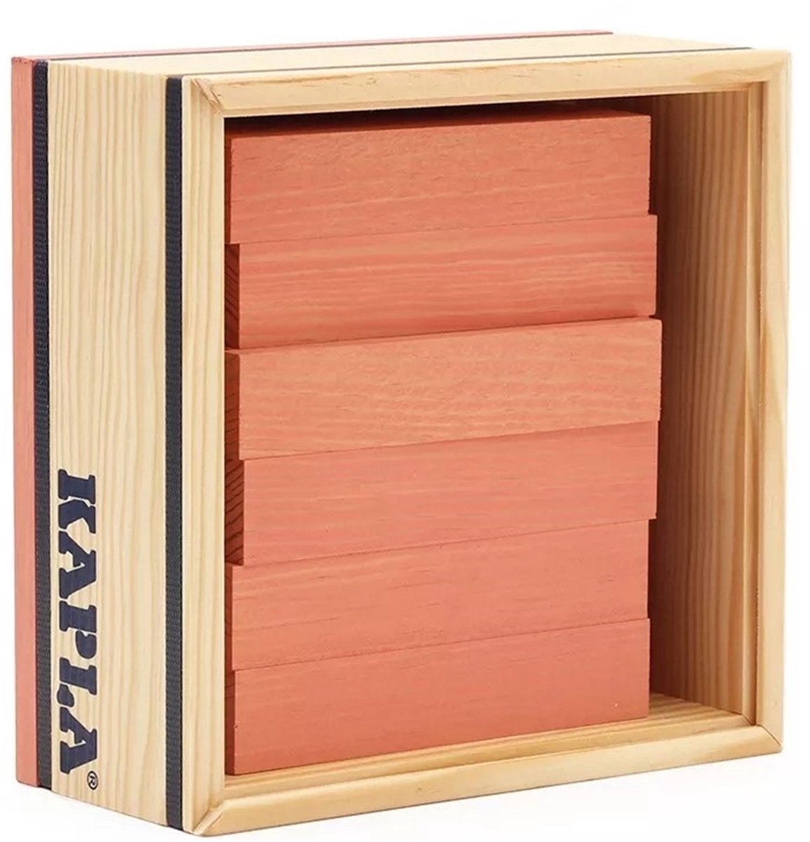Kapla - color - juguetes de construcción - rosa - 40 tablas