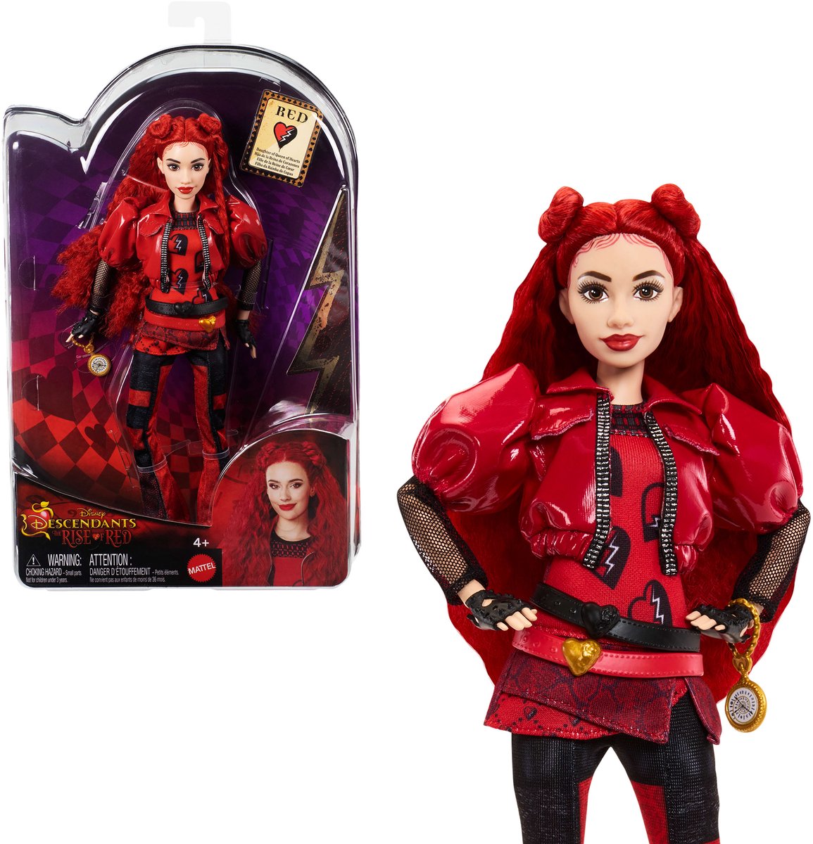 Mattel disney pop dochter van de hartenkoningin red - modepop.
