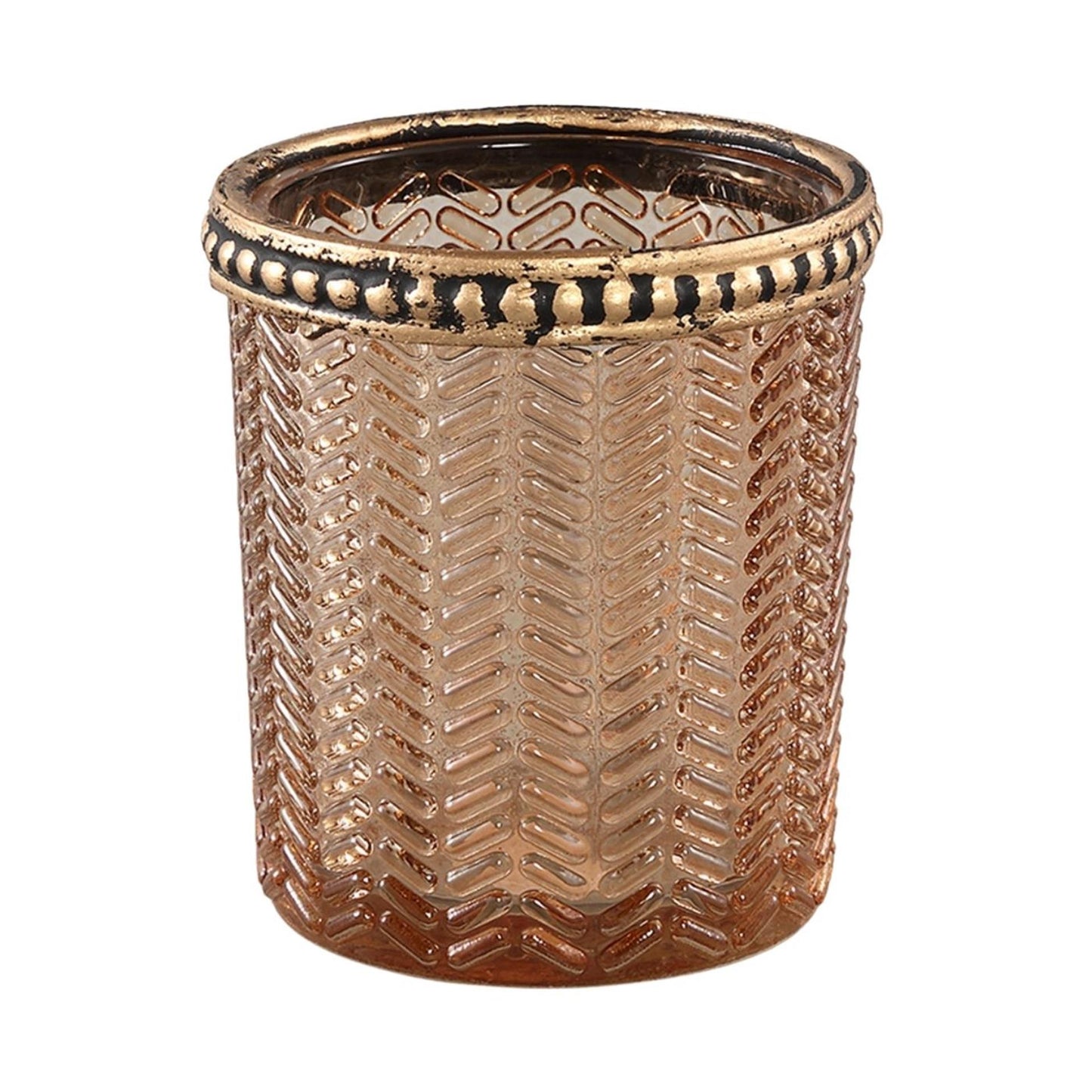 Ptmd portavelas decoritz cristal 6,5cm
