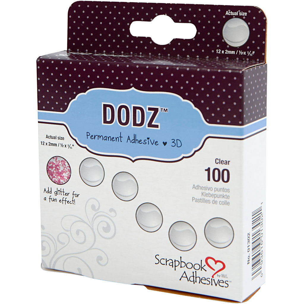 Dodz http: www.cchobby.nl -zelfklevende-dots-d-12-mm-dikte-2-mm-100-stuk-1-doos