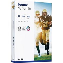 Kopieerpapier tecno dynamic 2100011485 a3 80 g m² wit 500 vellen