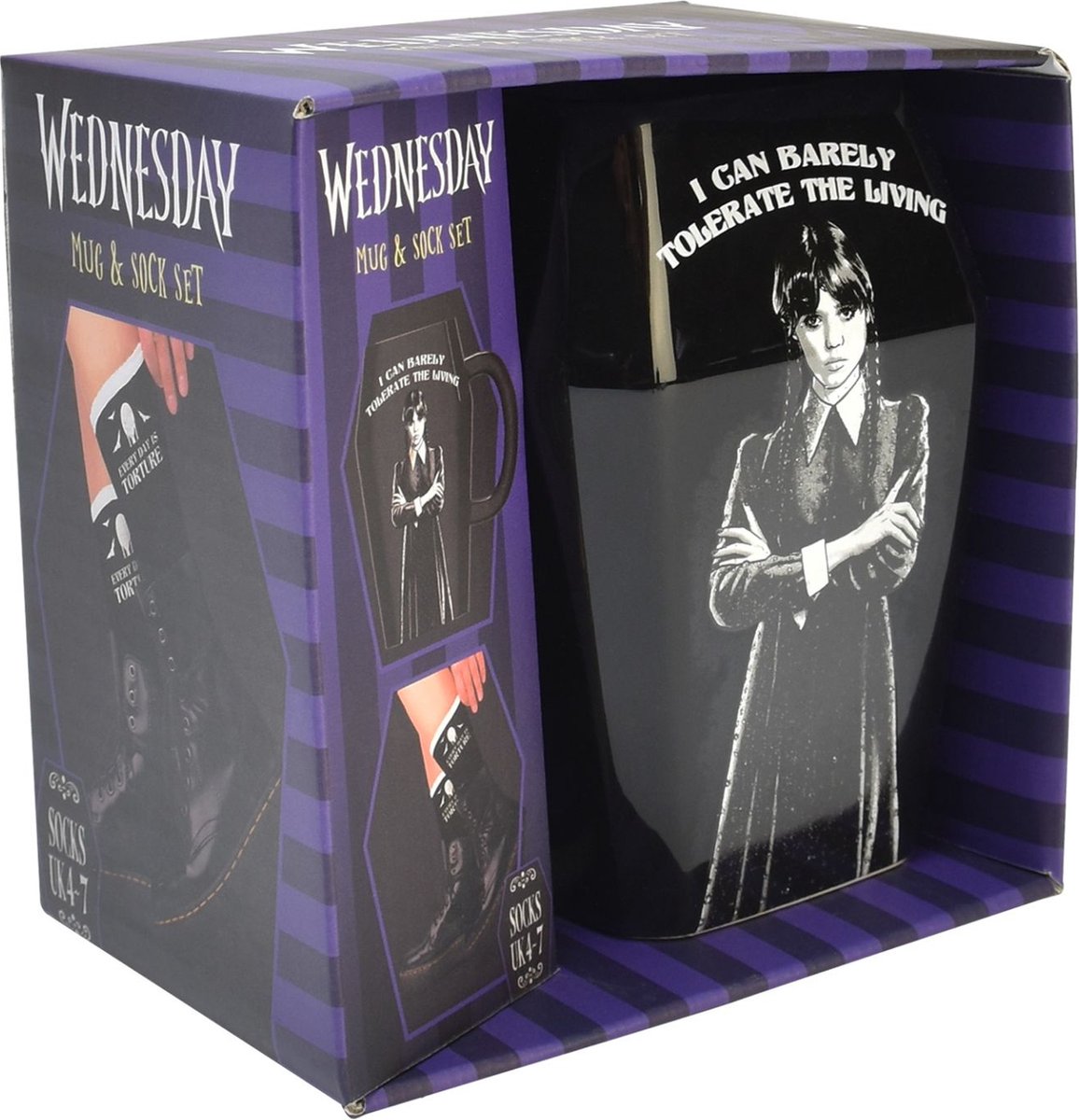 Mad Monkey Wednesday - set de regalo de calcetines con copa