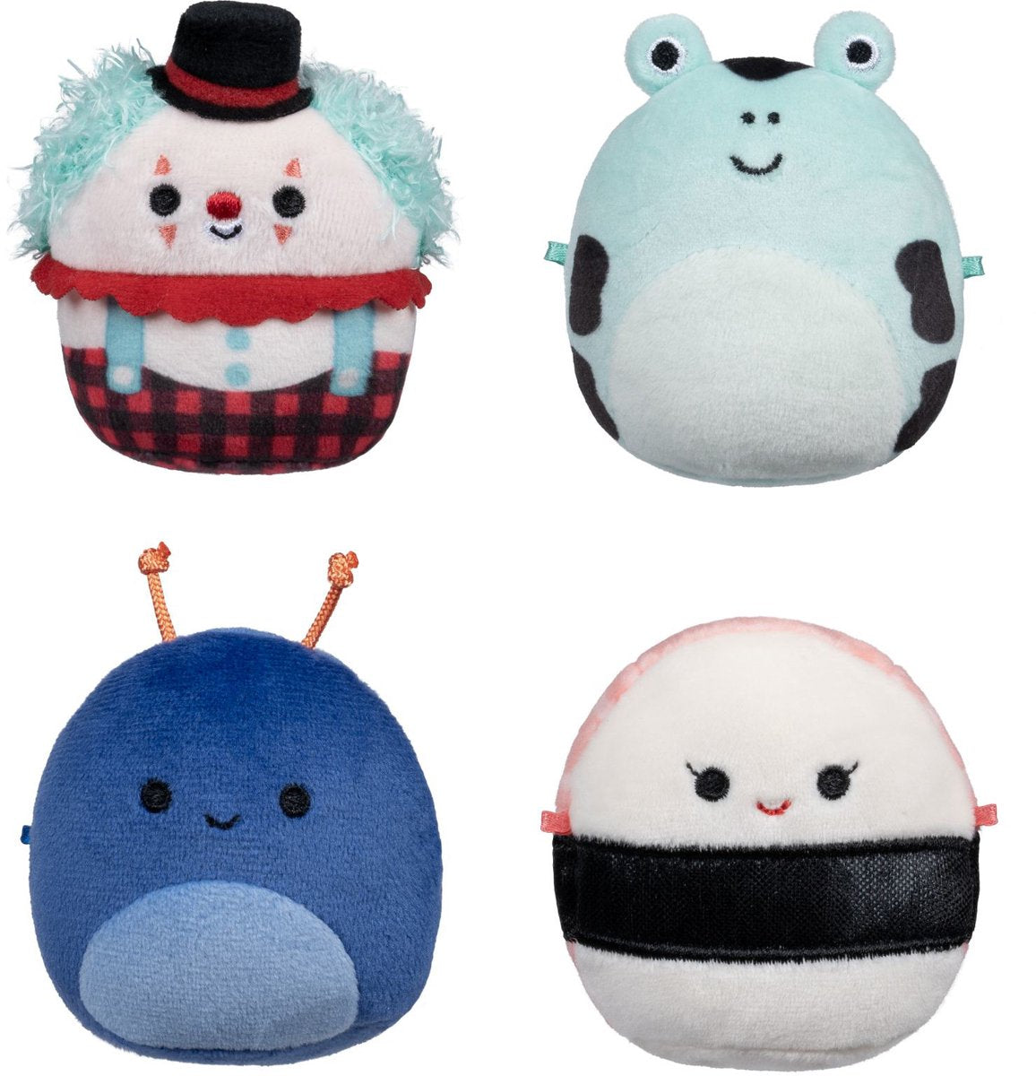 Micromallows Plush 6,5 cm 4 pezzi Set 1