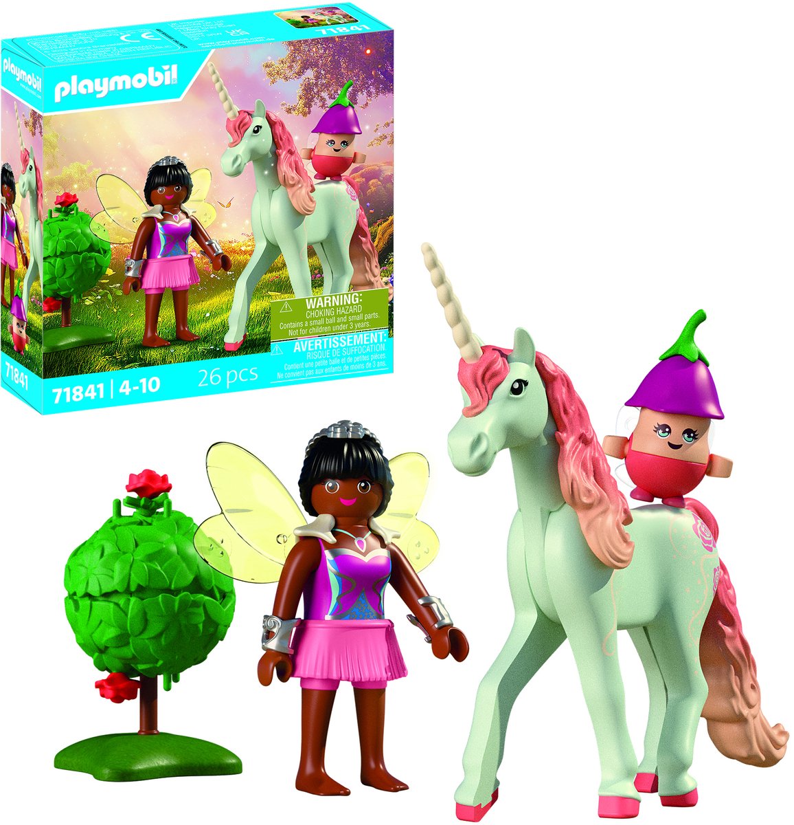 Playmobil 71841 Coleccionable Unicornio Nube Rosa Con Hada | 2 piezas