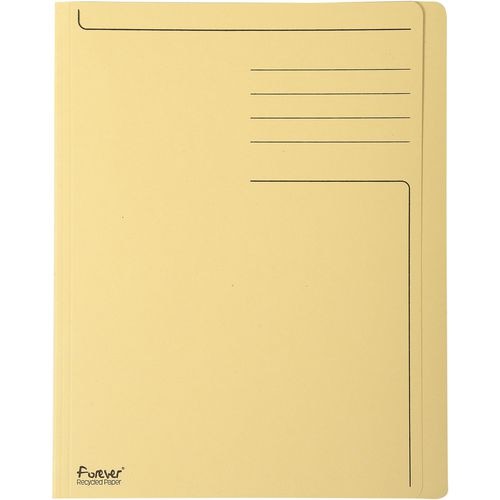 Cartella a fissaggio rapido Exacompta Forever Gialla 320 x 250 mm