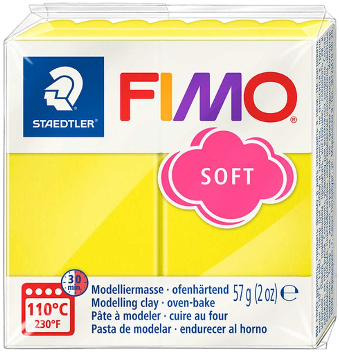 Fimo® morbido, limone, 57 gr 1 scatola