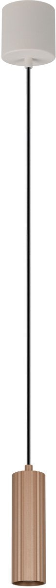 Trio soka - lampada a sospensione - moka - escl. 1x gu10 5 w - regolabile in altezza