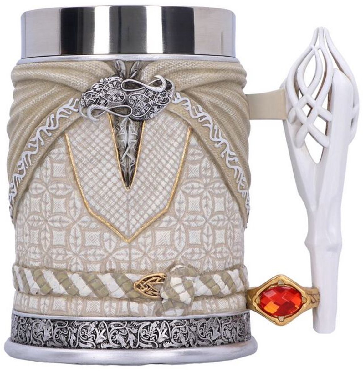 El señor de los anillos nemesis ahora - jarra de cerveza unisex gandalf der weiße - multicolor - estándar