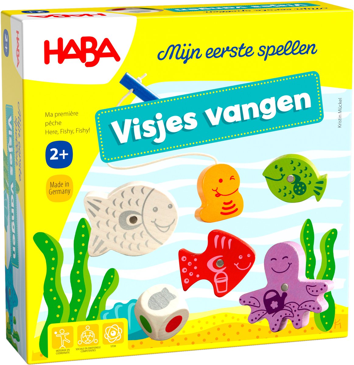 Haba i miei primi giochi: gioco di cattura del pesce per 2+ anni - 1-4 giocatori