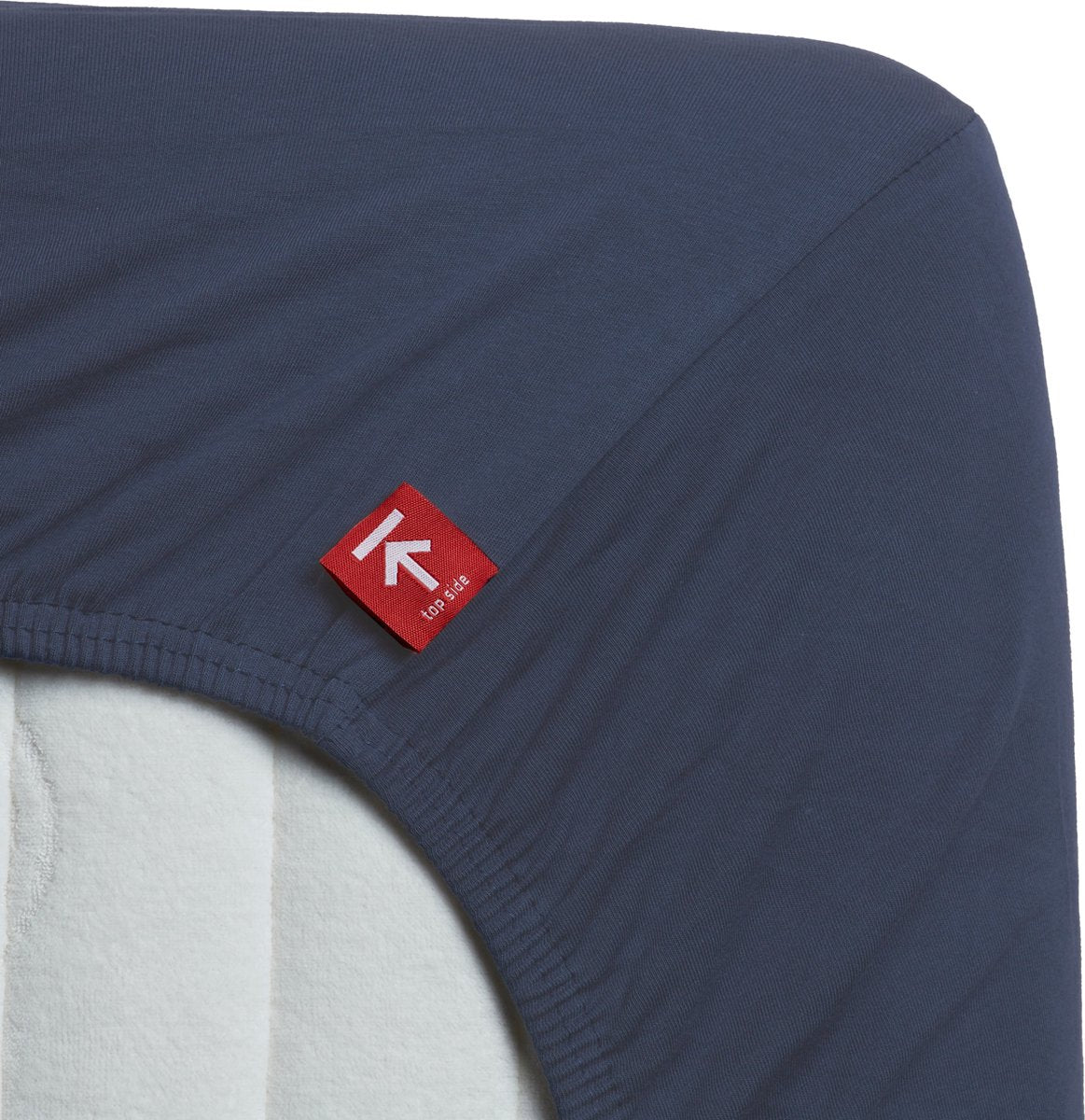 Beddinghouse - jersey - topper hoeslaken - 160x220 cm - indigo