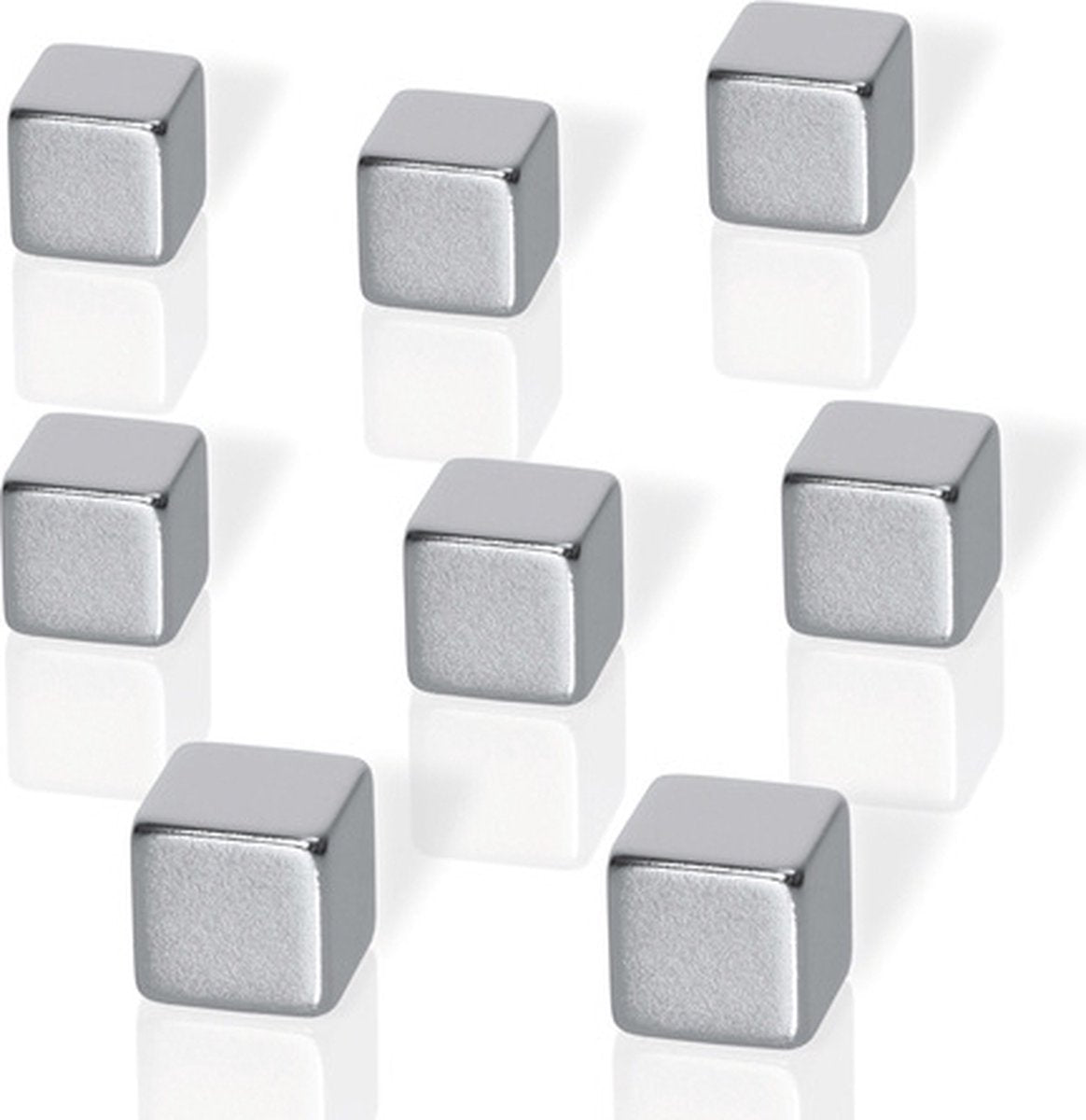 Magneti Sigel - be!board - 8 pezzi - quadrati - si-83101