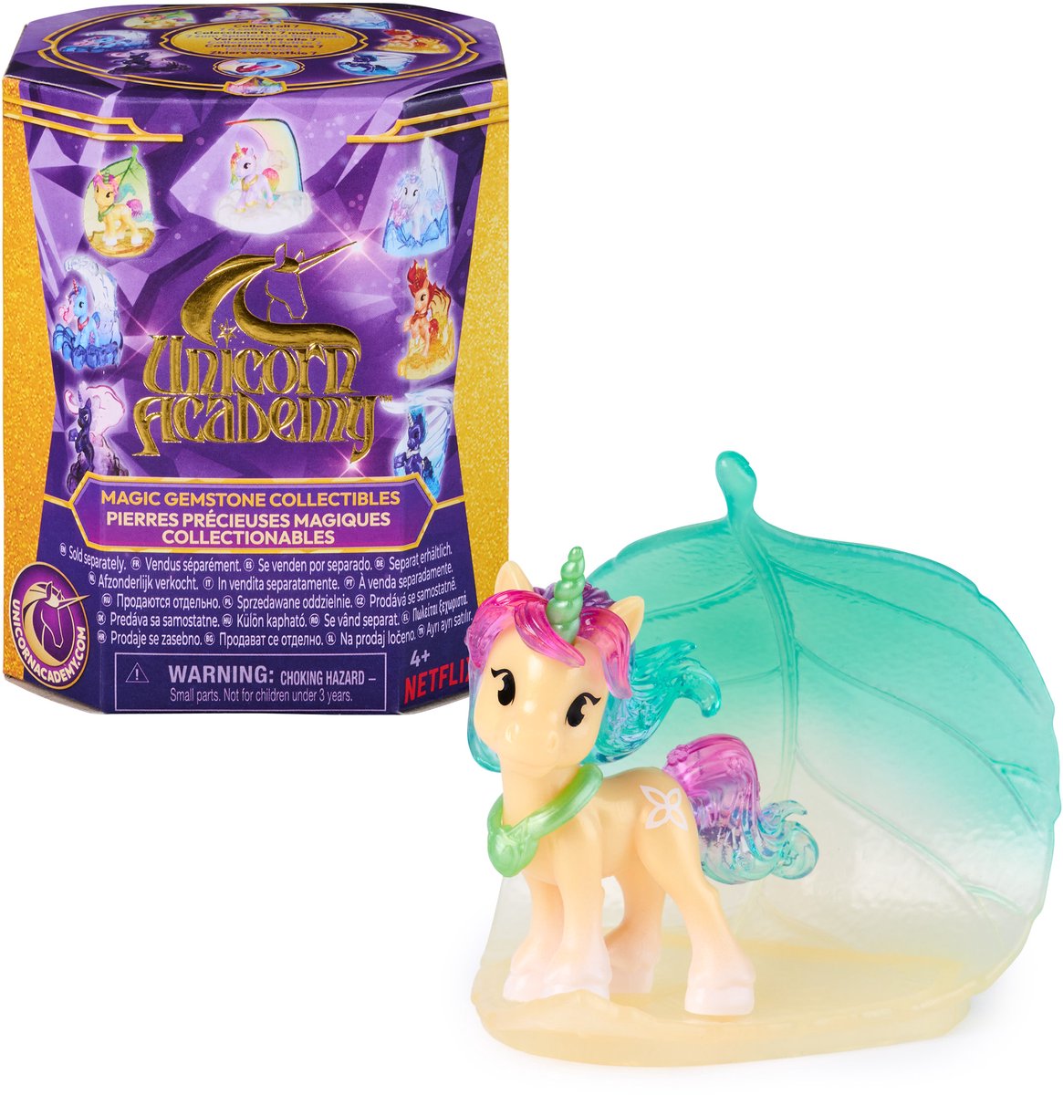 Unicorn academy - collectible unicorn with magical gemstone surprise figure - unicorn toys - play sets
