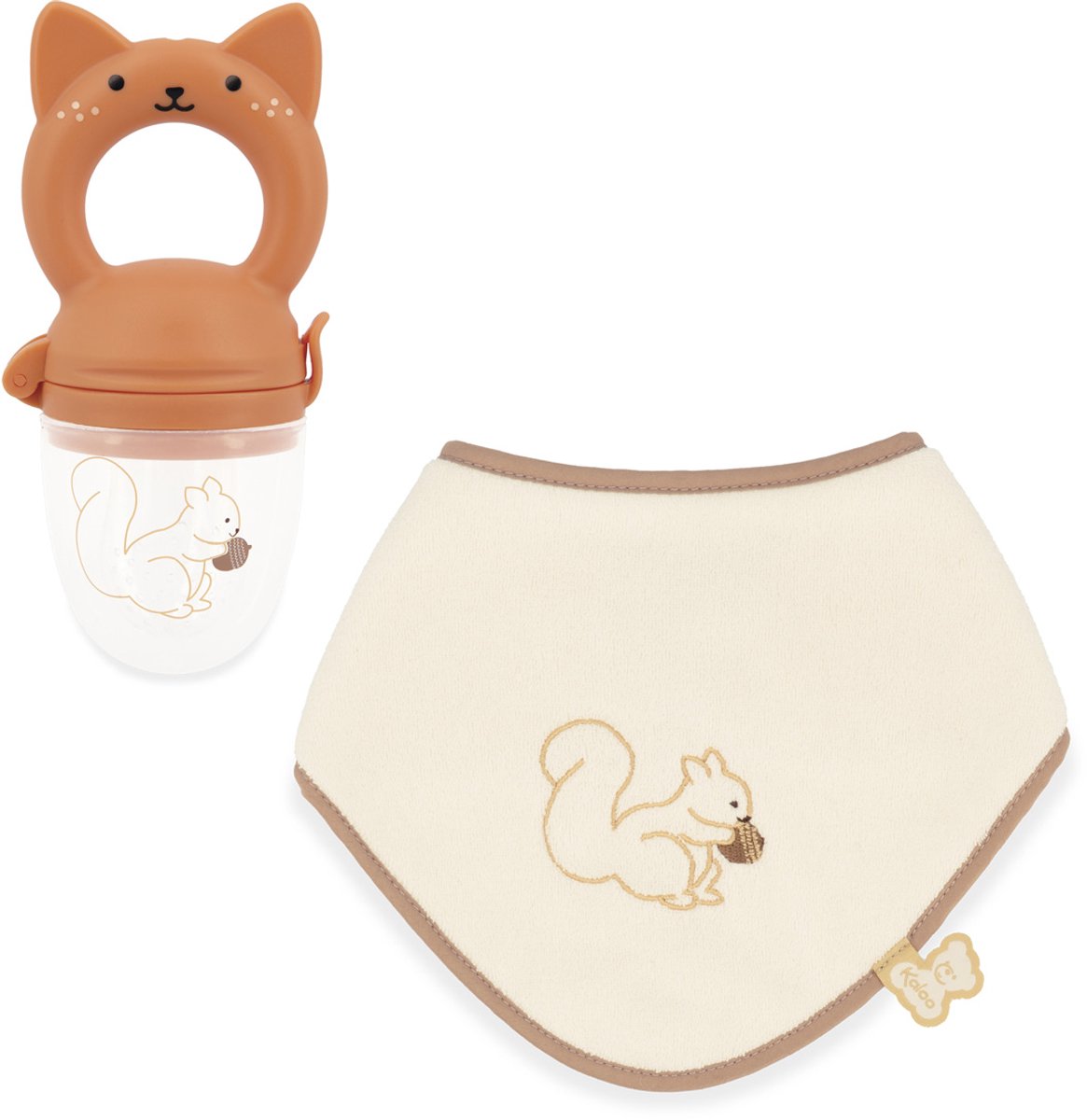 Kaloo grignoti - set de regalo para bebé - babero - sabbler