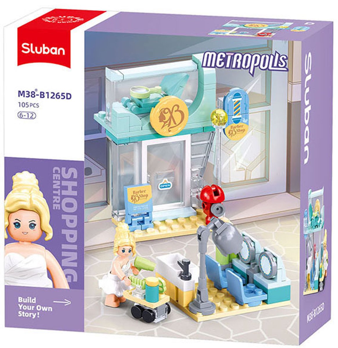Parrucchiere metropoli Sluban (m38-b1265d)
