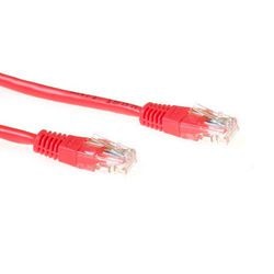 Cavo patch Act rosso UTP Cat6 da 5 m con connettori RJ45