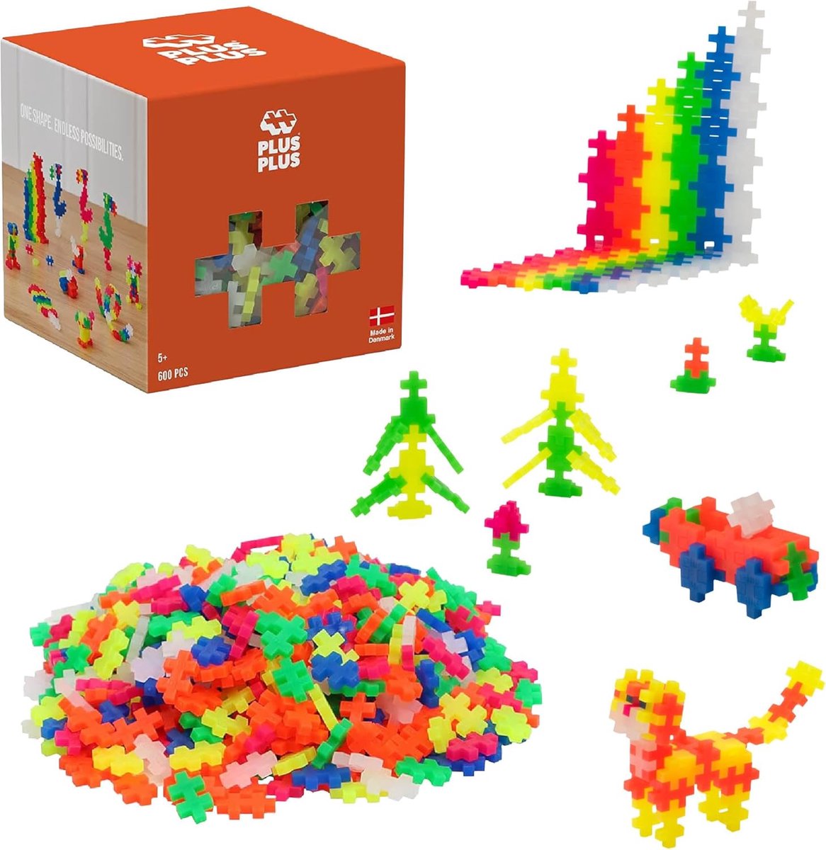 Plus plus neon plus-plus: 600 pezzi (3311)