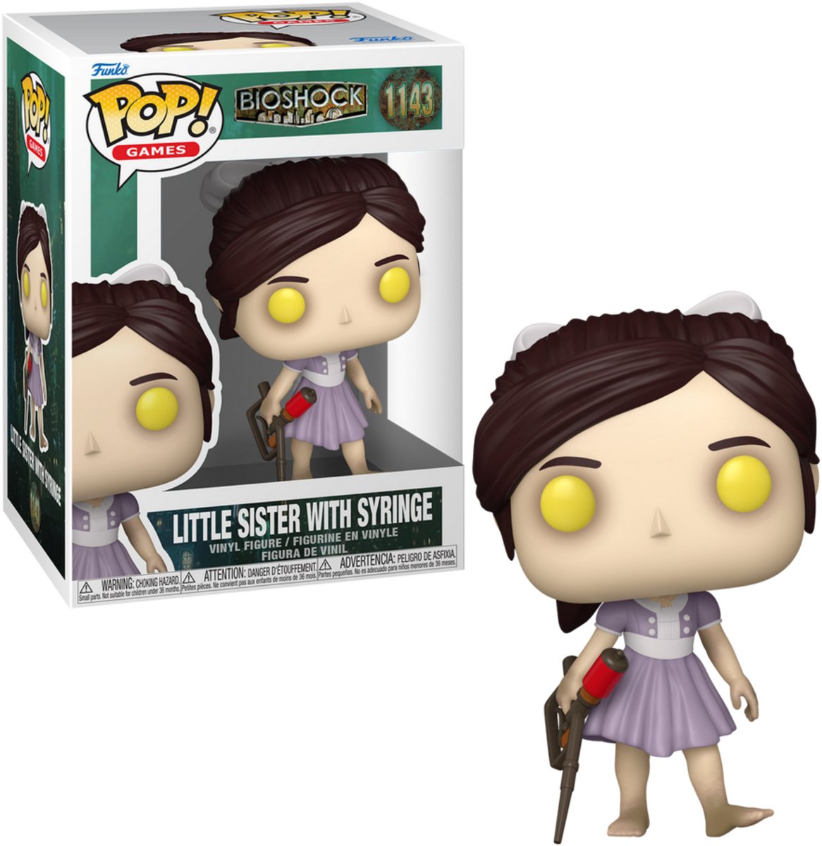 Funkopop! giochi: bioshock - sorellina con siringa #1143