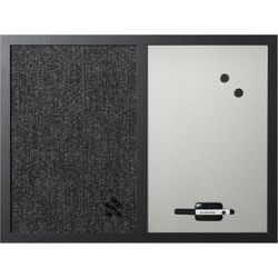 Prikbord bi-office 900 x 600 zwart