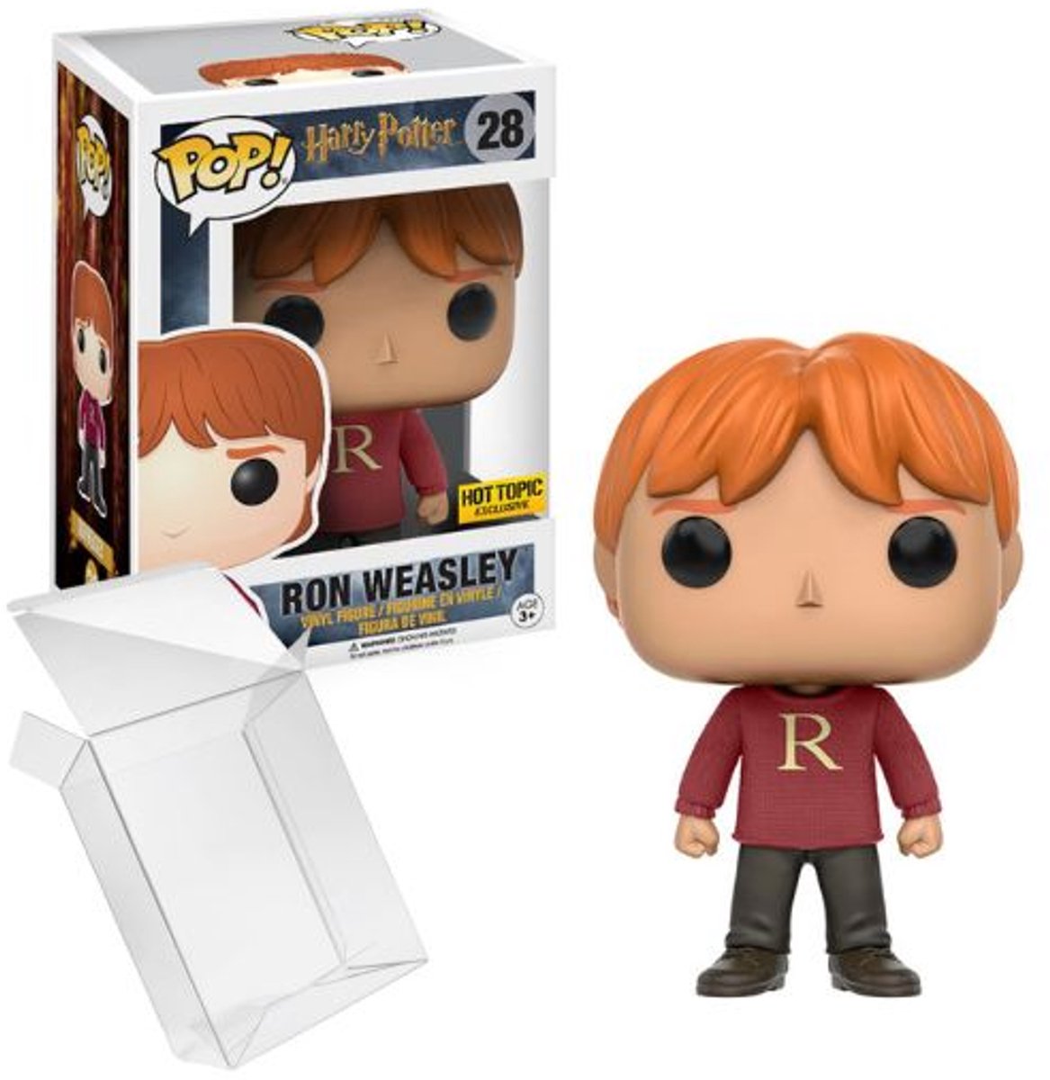 ¡Funko pop! harry potter: ron en suéter - edición limitada