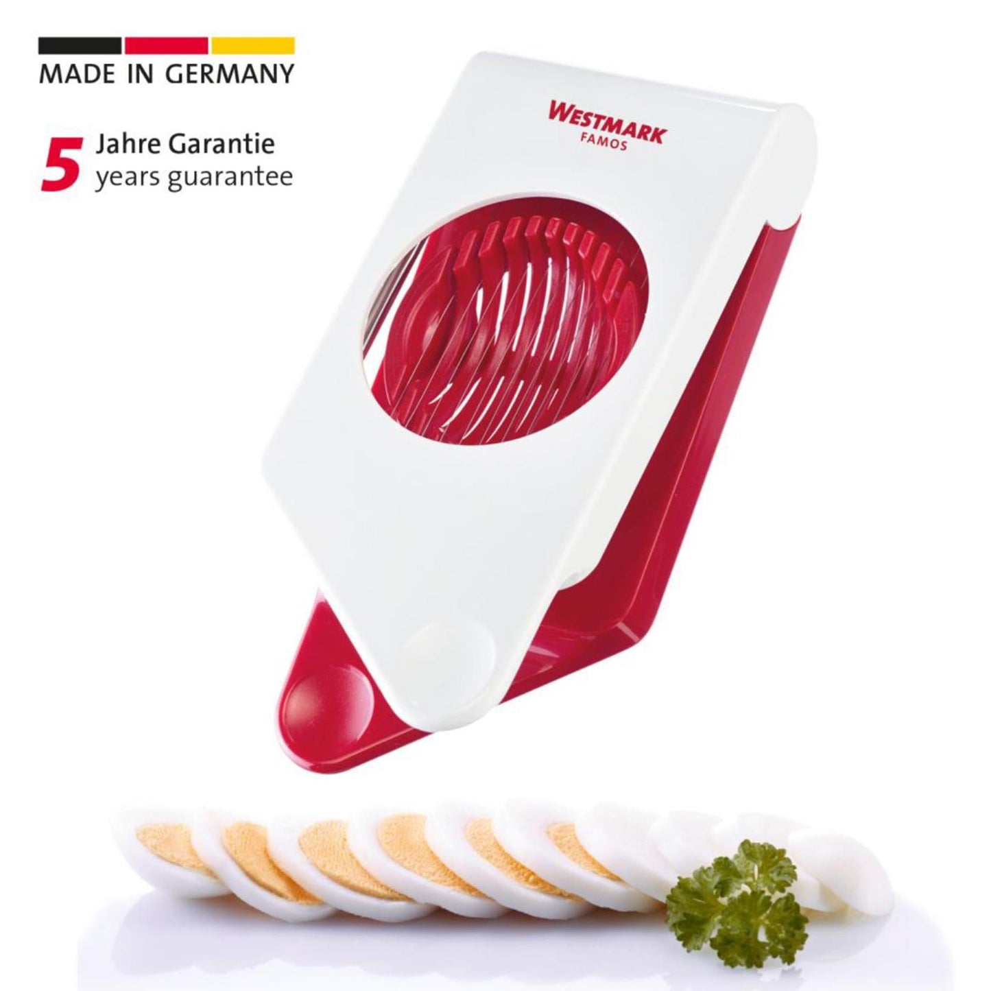 Westmark famosa affettatrice per uova in plastica