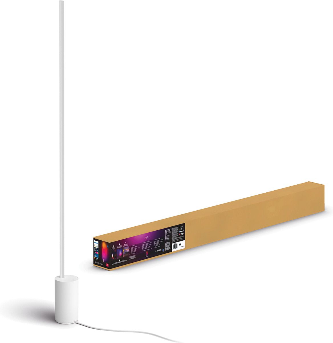 Lampada da terra Philips hue gradient signe - white and color ambiance - bianco - bluetooth